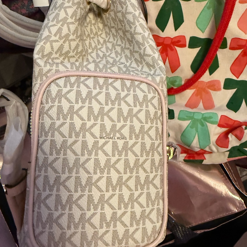 Michael Kors Blush and Gray Backpack - Picture 4 of 7